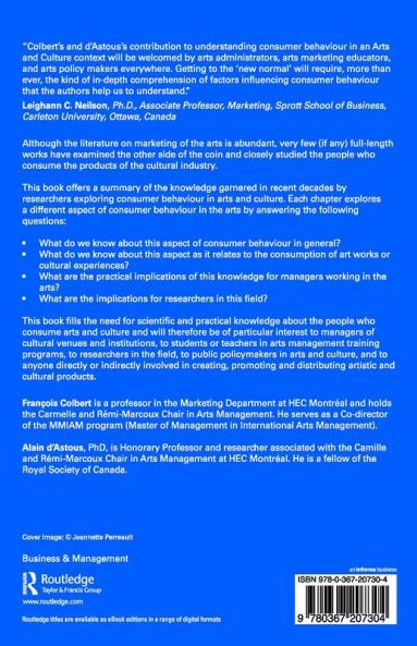 Consumer Behaviour and the Arts
