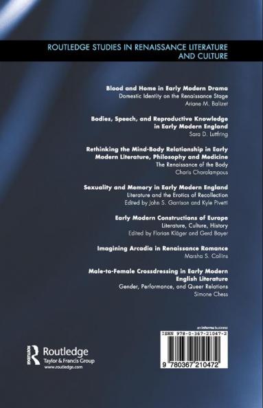 Male-to-Female Crossdressing in Early Modern English Literature