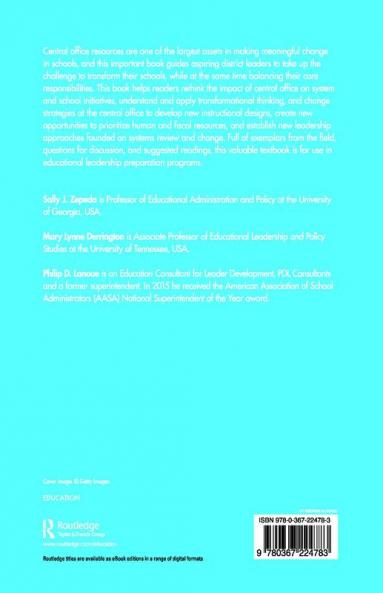 Developing the Organizational Culture of the Central Office