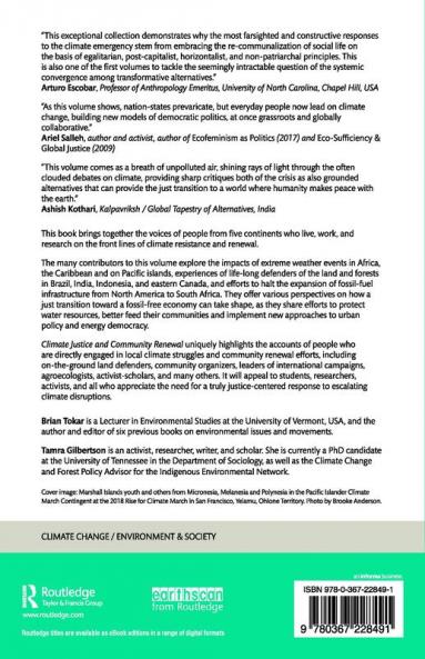 Climate Justice and Community Renewal