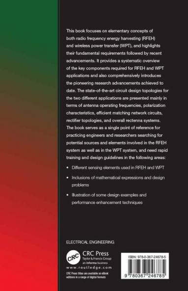 Elements of Radio Frequency Energy Harvesting and Wireless Power Transfer Systems