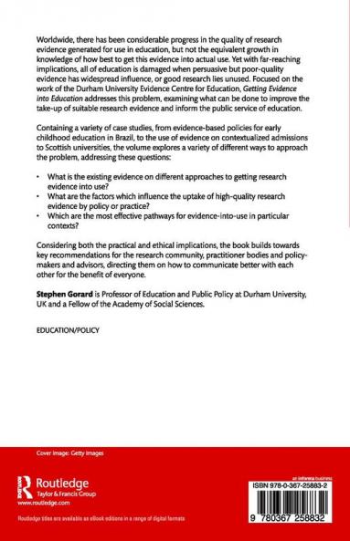 Getting Evidence into Education