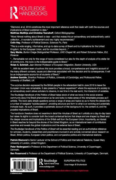 Routledge Handbook of the Politics of Brexit