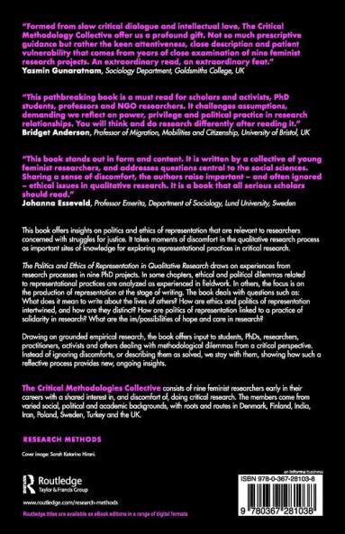 Politics and Ethics of Representation in Qualitative Research