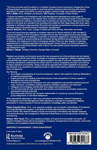 Cultural Competency for Emergency and Crisis Management