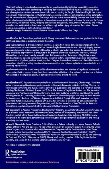 Legislative Decline in the 21st Century