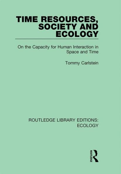 Time Resources Society and Ecology