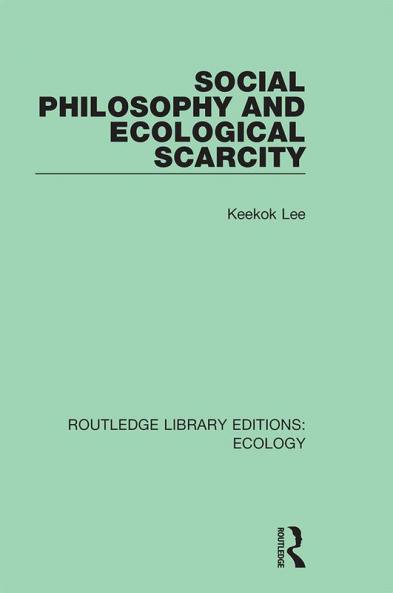 Social Philosophy and Ecological Scarcity