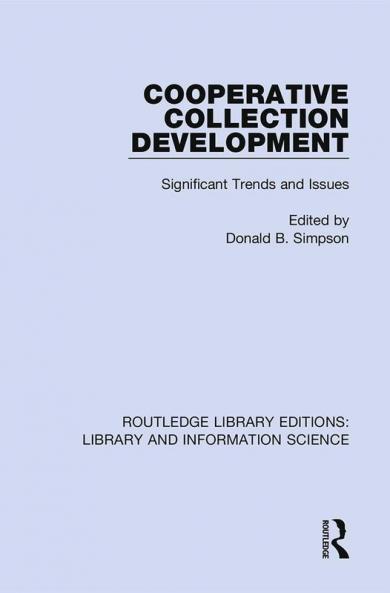 Cooperative Collection Development