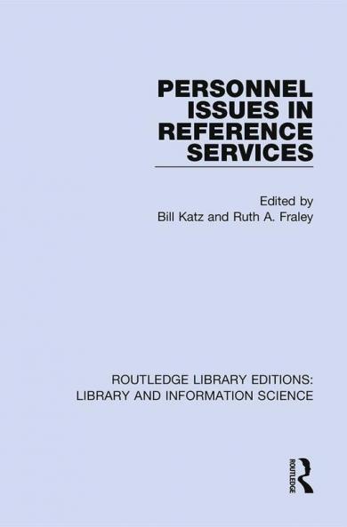 Personnel Issues in Reference Services
