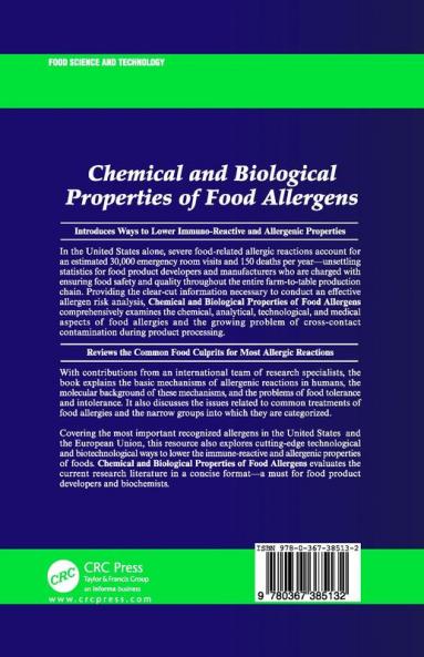 Chemical and Biological Properties of Food Allergens