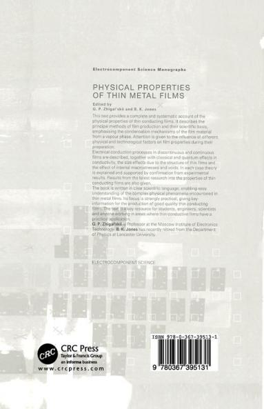 Physical Properties of Thin Metal Films