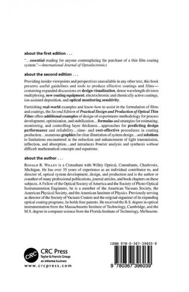 Practical Design and Production of Optical Thin Films