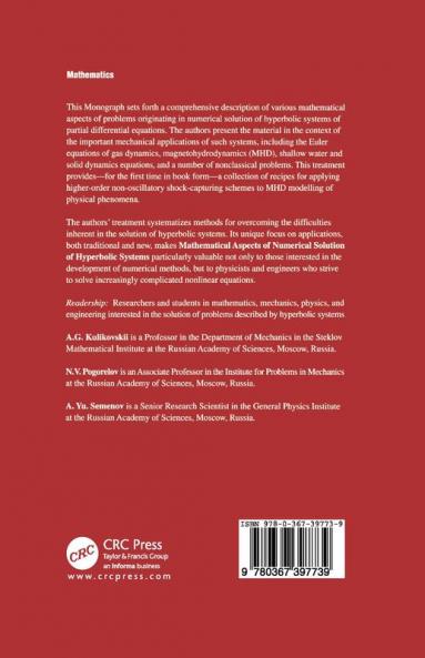 Mathematical Aspects of Numerical Solution of Hyperbolic Systems
