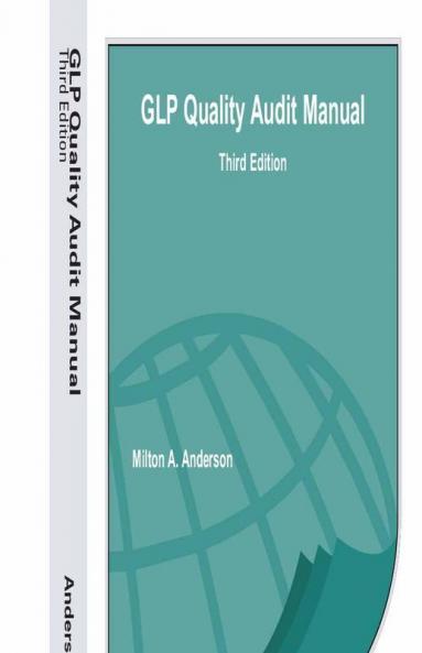 Glp Quality Audit Manual