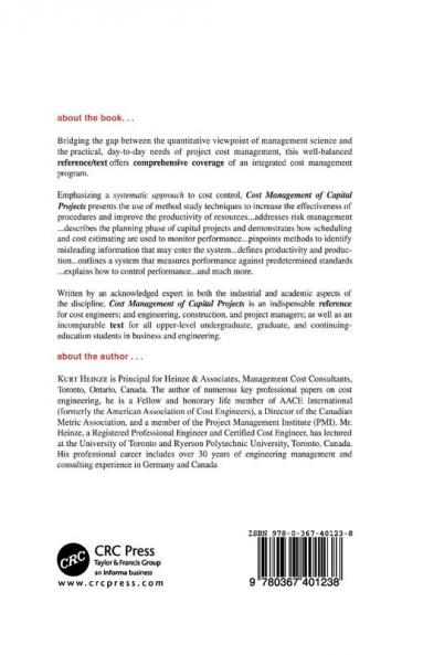 Cost Management of Capital Projects