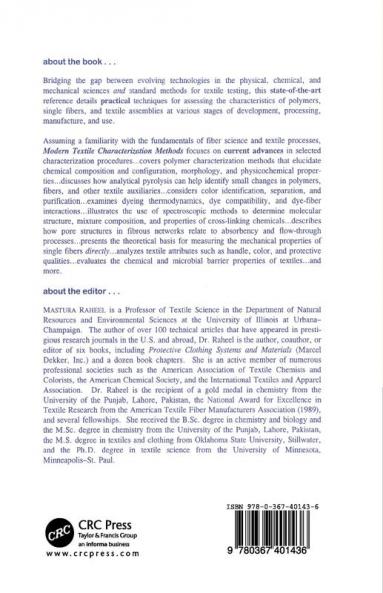 Modern Textile Characterization Methods