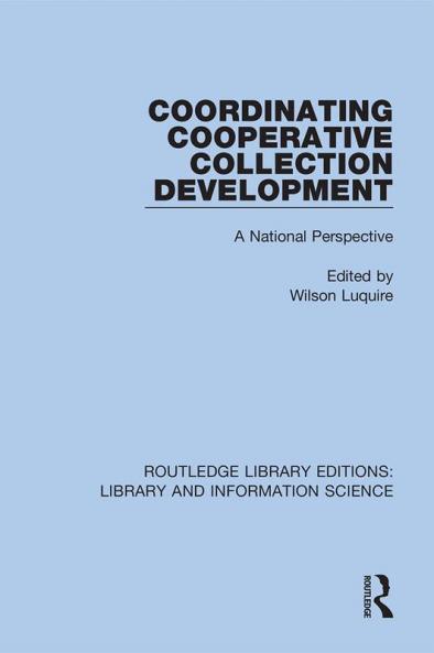 Coordinating Cooperative Collection Development