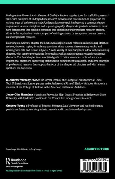 Undergraduate Research in Architecture