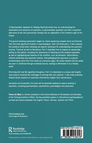 Psychoanalytic Approach to Treating Psychosis