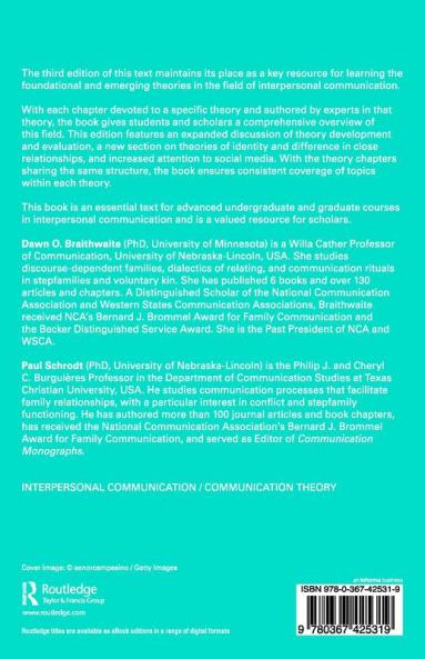 Engaging Theories in Interpersonal Communication