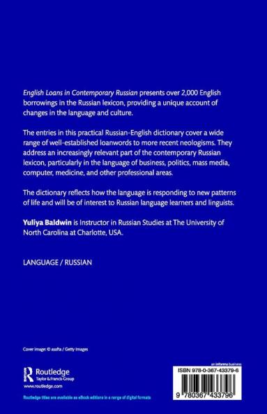 English Loans in Contemporary Russian