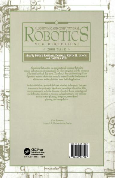 Algorithmic and Computational Robotics