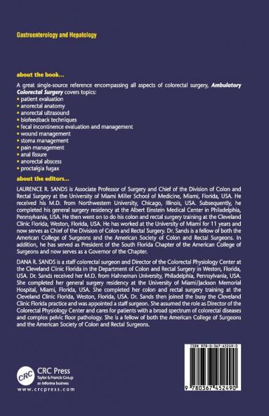 Ambulatory Colorectal Surgery