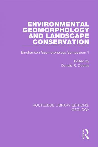 Environmental Geomorphology and Landscape Conservation