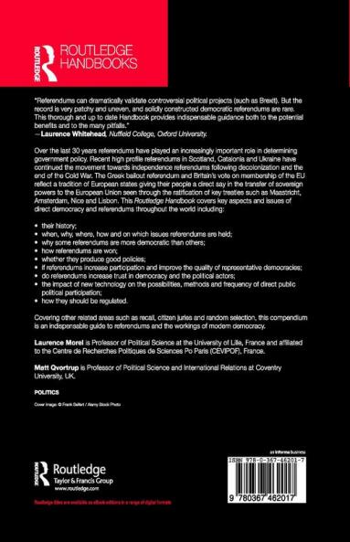 Routledge Handbook to Referendums and Direct Democracy