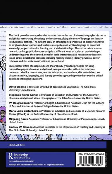 Discourse Analysis of Languaging and Literacy Events in Educational Settings