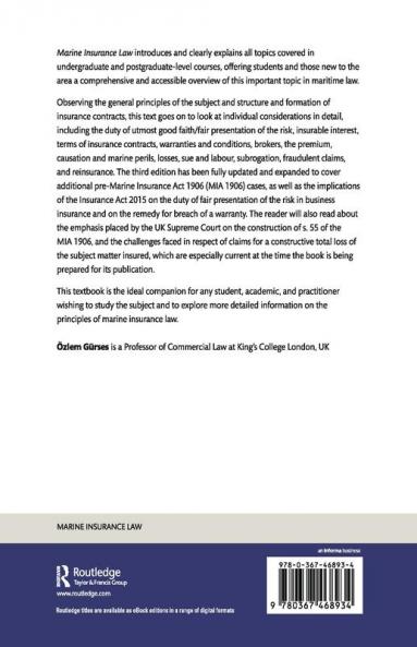 Marine Insurance Law