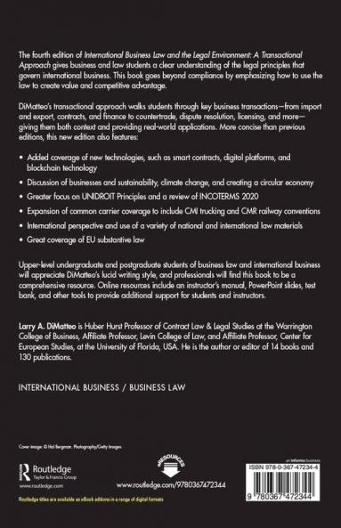 International Business Law and the Legal Environment