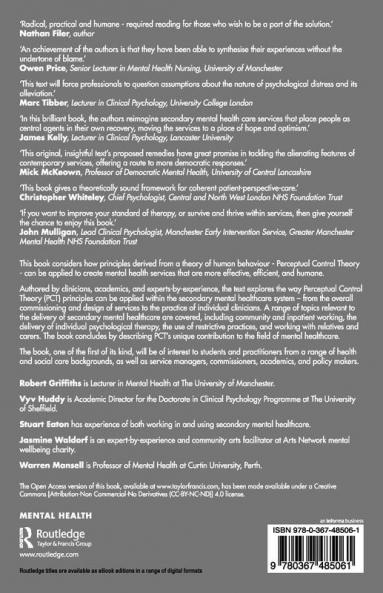 Rethinking Secondary Mental Healthcare
