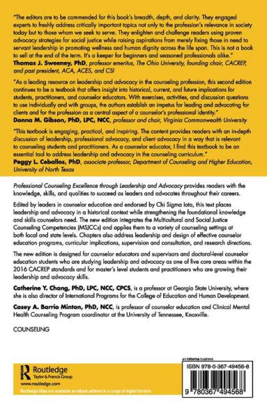 Professional Counseling Excellence through Leadership and Advocacy