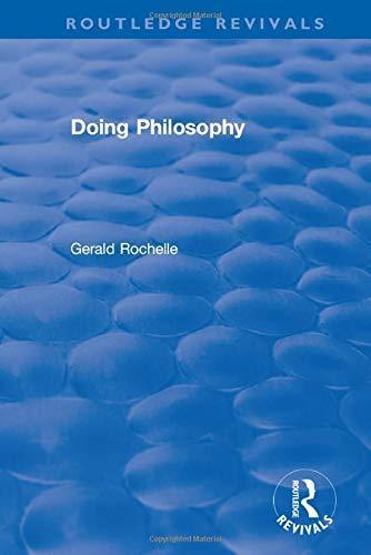 Doing Philosophy
