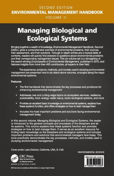 Managing Biological and Ecological Systems