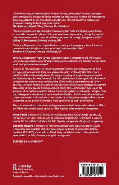 Strategic Management in Public Services Organizations