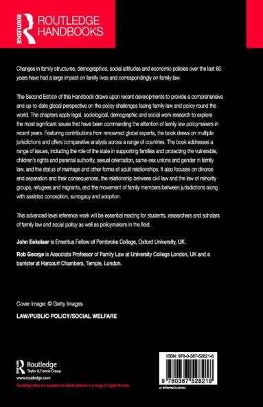 Routledge Handbook of Family Law and Policy