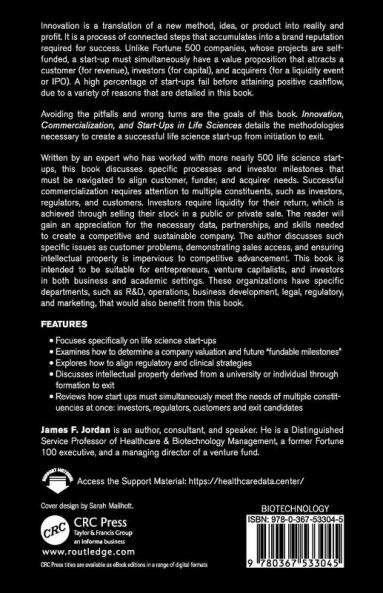 Innovation Commercialization and Start-Ups in Life Sciences