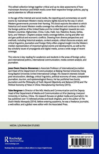 Journalism and Foreign Policy