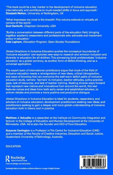Global Directions in Inclusive Education