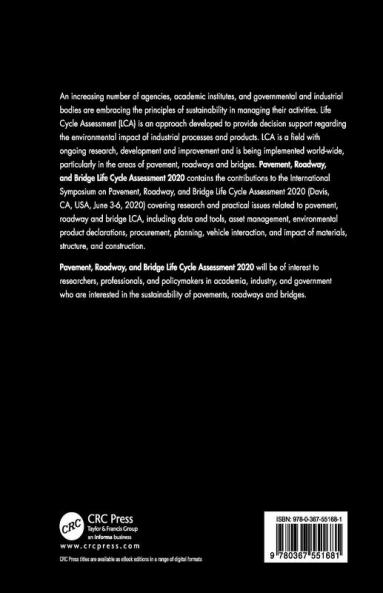 Pavement Roadway and Bridge Life Cycle Assessment 2020