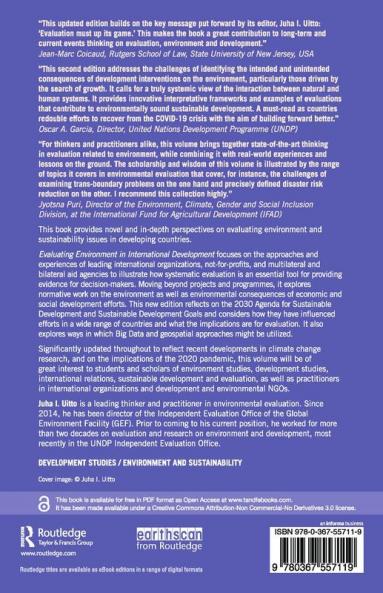 Evaluating Environment in International Development