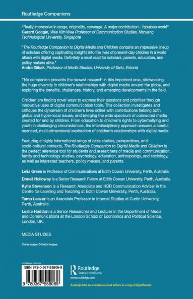 Routledge Companion to Digital Media and Children