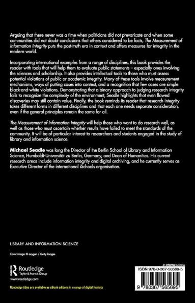 Measurement of Information Integrity