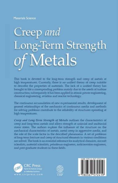 Creep and Long-Term Strength of Metals