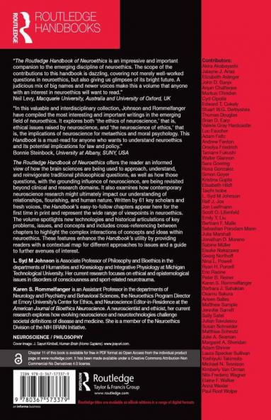 Routledge Handbook of Neuroethics