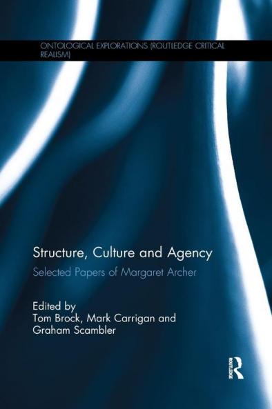 Structure Culture and Agency