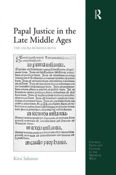 Papal Justice in the Late Middle Ages